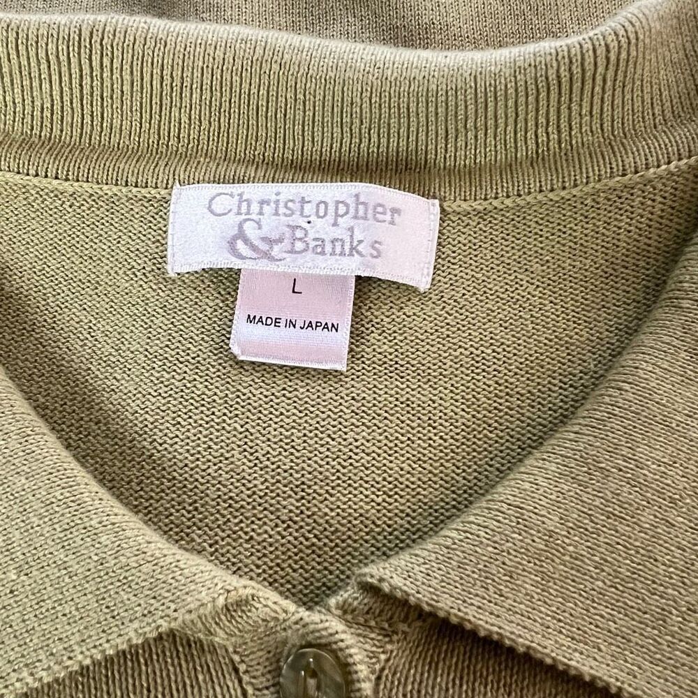 Vintage Christopher & Banks Top Blouse Knit - Picture 4 of 4